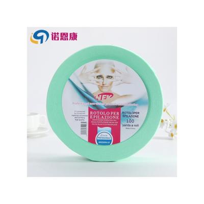 China Cooperate Convenient Depilation Wax Beauty Hair Removal And Effective Disposable Nonwoven Wax Roll Wax Paper Epilating Nonwoven Roll Nek005 for sale