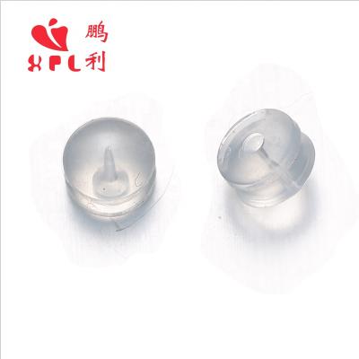 China Clear Silicone Earring Backs, Hamburg Soft Plugs, Safety Earring Pushers Studs for sale