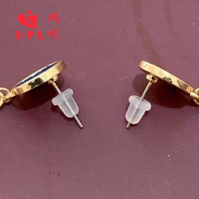 China Clear Silicone Jewelry Accessories Silicone Rubber Earring Backs Bell Bullet Shape Earring Stopper Clutch Nut for sale