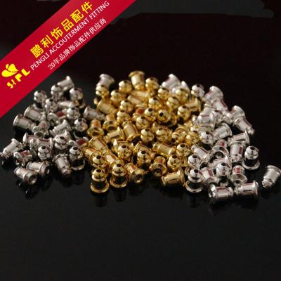 China H65 Brass Earring Studs H65 Studs Backs Stopper Ear Plugging Earring Backs For Jewelry Making Supplies Accessories for sale