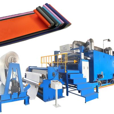 China Youneng Chemical Polyester Fabric PVC Conveyor Belt Making Machine For Treadmill for sale