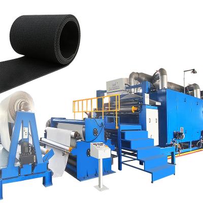 China Industrial Belts Logistics Express Matching Youneng PVC Industrial Conveyor Belt Making Machine Line For Airport Baggage Transport for sale