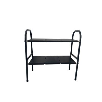 China Waterproof living room, bedroom, snack storage rack, bathroom, towel, toiletries, retractable storage rack for sale