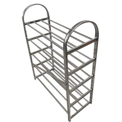 China High Quality Wholesale Shoe Storage Rack 5 Tier Salon Shoe Rack Adjustable (Height) for sale