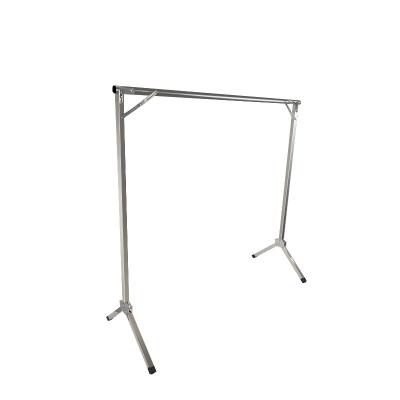 China High Quality Modern Simplicity Household Folding Floor Clothes Rack Stainless Steel Telescopic Clothes Rack for sale