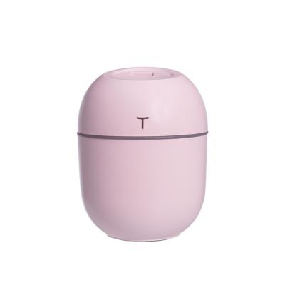 China Best Price Color Light Diffuser Machine Eco-friendly USB Plastic Portable Wireless Air Humidifier for sale