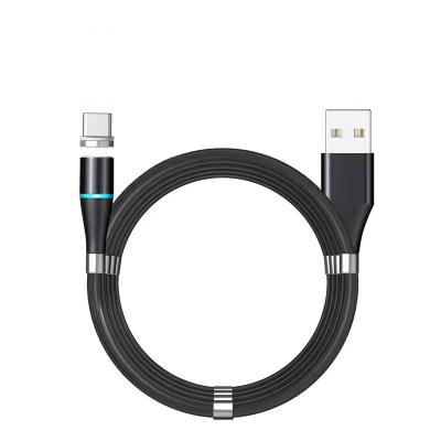 China Magnetic MP3/MP4 Player 3 in 1 USB Cable Micro USB-C 3A Magnet Mobile Phone Fast Charging Cable for sale