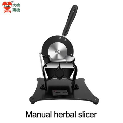 China Adjustable Thickness Manual Herbal Slicing Machine 120 pieces/minute for sale