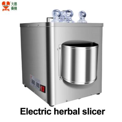 China 110V 220V Stainless Steel Electric Herbal Slicer Machine 20x34x30cm for sale