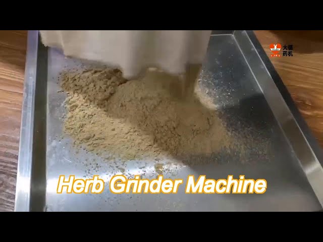 double lumen herb grinder machine 2840r/min hammer milling 26.5kg