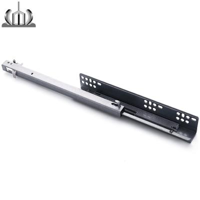 China Furniture Hardware Modern Bottom Mount Hydraulic Concealed Soft Close Under Mount Drawer Slide for sale