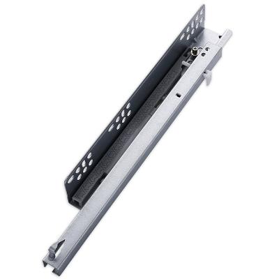 China Traditional half extension soft close drawer with hydraulic cylinder undermount soft close drawer slides for sale