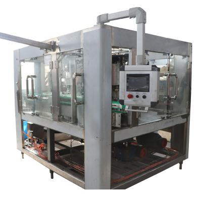 China Japanese Aluminum Screw Automatic Glass Filling Equipment Food Sake Bottled Capping Machine for sale