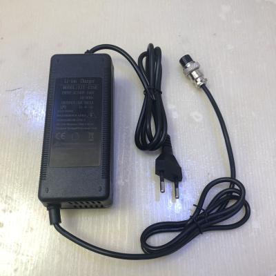 China E-scooter with different plug 58.8V 2A Li ion battery charger lithium battery charger for electric scooter for sale