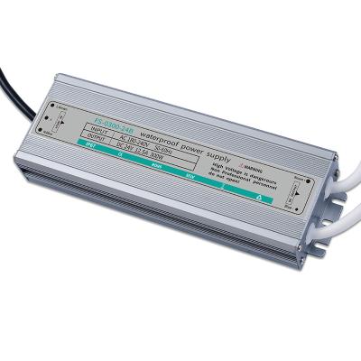 China Ultra Thin Waterproof Outdoor Alloy Power Supply 12V 24V 300W Aluminum Driver For Strip Lighting for sale