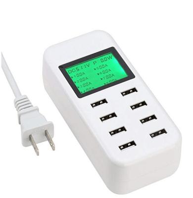 China Mobile Phone Tablet MP3 GPS Usb Phone Charger 8 Ports Small Size Multi USB Fast Charger For Smart Phones for sale