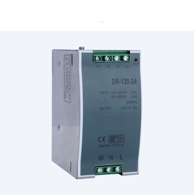 China Automation Hagors Manufacturing DR-120-24 24V 5A 120W Industrial Industrial Din Rail Power Supply for sale