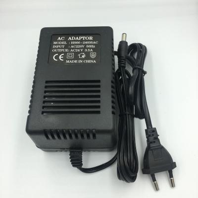 China CCTV PTC Camera Input 220v Output AC 24v Transformer 24v 2a 3a 3.5a Power Adapter For CCTV PTC Camera for sale