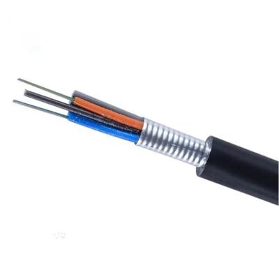 China Outdoor Underground FTTX GYTA 12 24 48 96 Core Steel Wire Armored Fiber Optic Cable for sale