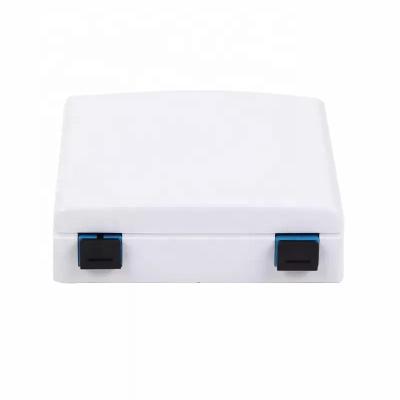 China FTTX FTTH 2 Cores Mini SC Fiber Optic Terminal Box Fiber Optic Socket Panel for sale