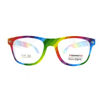 China Fashionable Women Glasses High Quality Best Price Cheap Color Rainbow Eyewear for sale