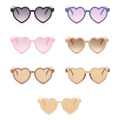 China Fashion sunglasses wholesale cheap hot sale heart-shaped kids sunglasses for sale