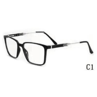 China Fashion Retro Optical Frame Square Fancy Classic Inventory TR90 Unisex Optical Eye Glasses for sale