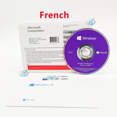 China Windows 10 Professional French Language Windows 10 Pro OEM DVD Full Package Windows 10 Full Package OEM DVD for sale