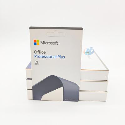 China Office 2021 Plus Professional / Office 2021 Pro Plus Keycard Binding Key Can Reinstall Office Professional Plus 2021 for sale