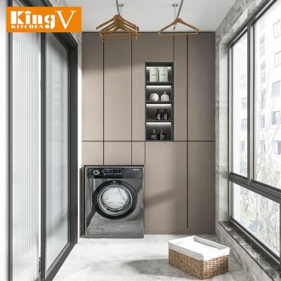 China Durable Balcony Cabinet Laundry Customized KINGV for sale