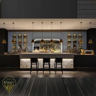 China KINGV Home Bar Cabinet Durable Design Bar In A Luxurious Style Bar Furniture Custom for sale