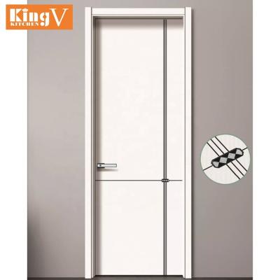 China China Modern Scratch Resistant Internal Wood Melamine HPL Laminated Fire Rated Door for sale