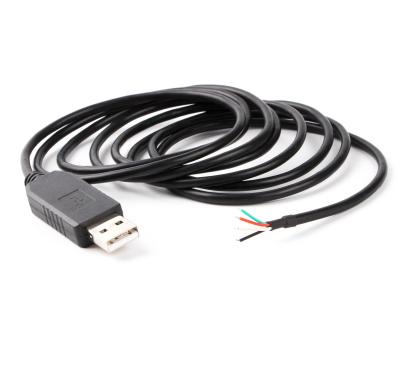 China Computer FTDI USB 4 to Serial Pin Bare Wire End Open RS232 Cable for PDA Camera Modem ISDN POS Scanner Smart Card Readers for sale