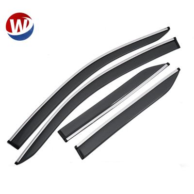 China Decoration+Protection Car Window Shades For Toyota Corolla Cross 2021 2022 Windows Sun Vent Rain Guard Deflector Injection Shades for sale