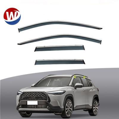 China Decoration+Protection Car Window Shade Door Sun Shade For Toyota Corolla Cross 2022 Wind Window Deflector for sale