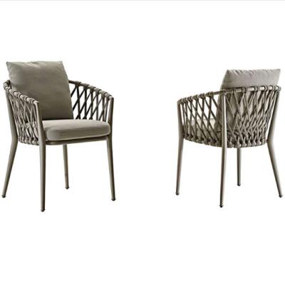 China Modern Outdoor Furniture Garden Chair Woven Rope Chair for sale