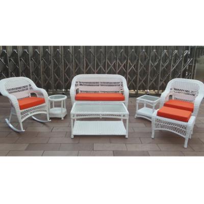 China Garden Set Luxury Outdoor Furniture 8pcs Set End Table And Chair Rattan Garden Set for sale