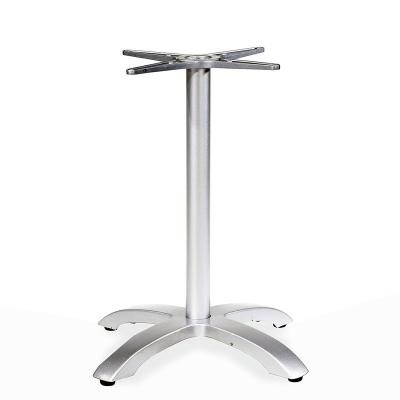 China Table aluminum metal cafe dining table base for restaurant for sale