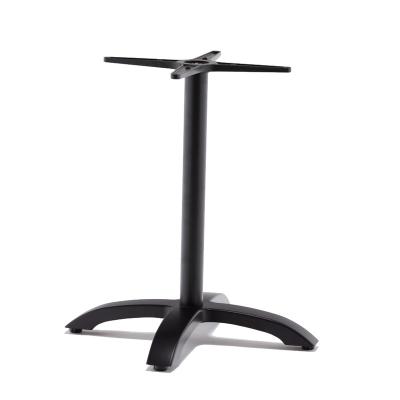 China Outdoor Use Black Cross Table Base For Bistros Cafe Use for sale