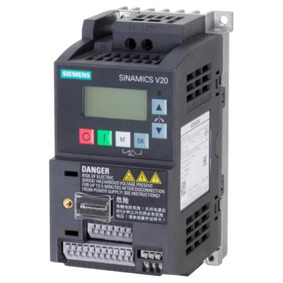 China Automation Industrial PLC Power 0.37kW Inverter Controller Accessory 6SL3210-5BB13-7UV1 for sale