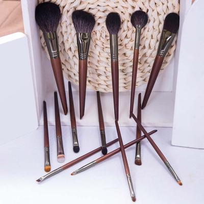 China Angular Blush Personalized Travel Brushes Make Up Brush Holder For Women Beauty Tool for sale