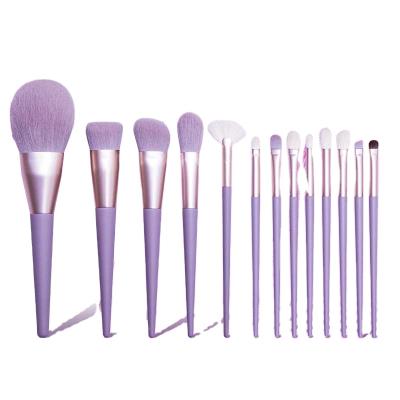 China Angular Blush Women Personalized Opp Packing Goat Hair Makeup Brushes 2021 By Express for sale