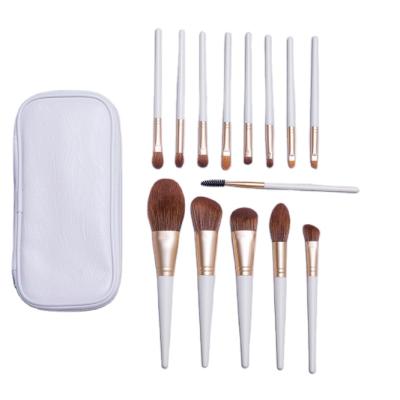 China Angular Blush 2021 Professional Custom Hot Selling Soft Makeup Brush Set Synthetic Hair for sale