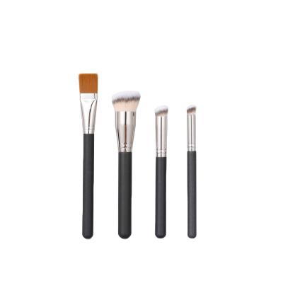 China Angular Blush Logo Professional Custom Foundation Cosmetic Makeup Brushes For for sale