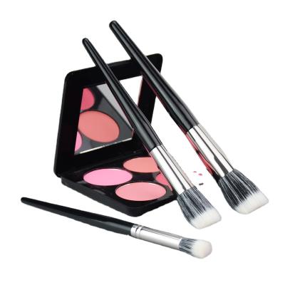 China Angular Blush 2PiecesFoundation Eyeshadow Cosmetics Brush Natural Beauty Tool Make Up Brushes For Face for sale