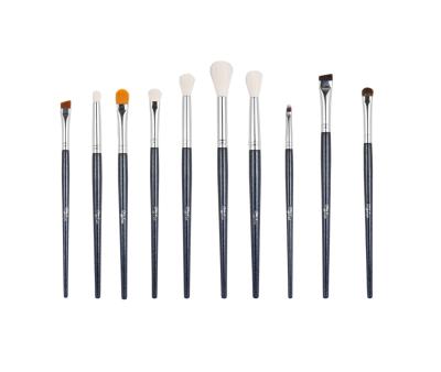 China Angular Blush Makeup Brush Set High Quality Cosmetic Brush 10pcs Sensitive Brushes for sale