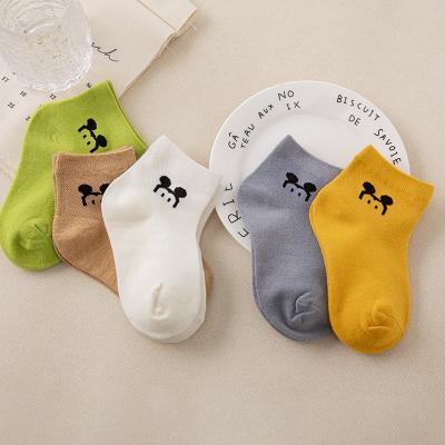 China 2021 Spring Summer Cartoon Calf Breathable Wholesale Socks For Kids Children Boys Cotton Sock for sale