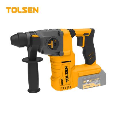 China TOLSEN 87272 Brushless Mini Li-ion Cordless Rotary Hammer Drill 20v 1350 rpm 87272 for sale