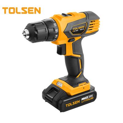 China TOLSEN 79215 Dc20v 1500rpm High Quality Li-ion Set Cordless Drill 79215 for sale