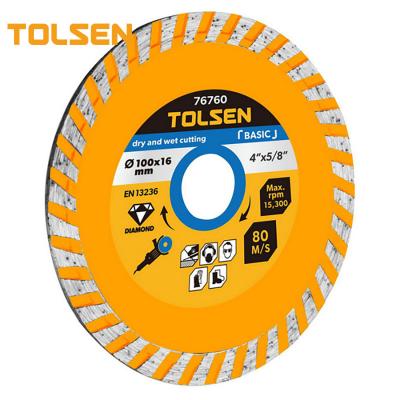 China TOLSEN 76760 Turbo Diamond Disc Other Base Grinding Cup for sale